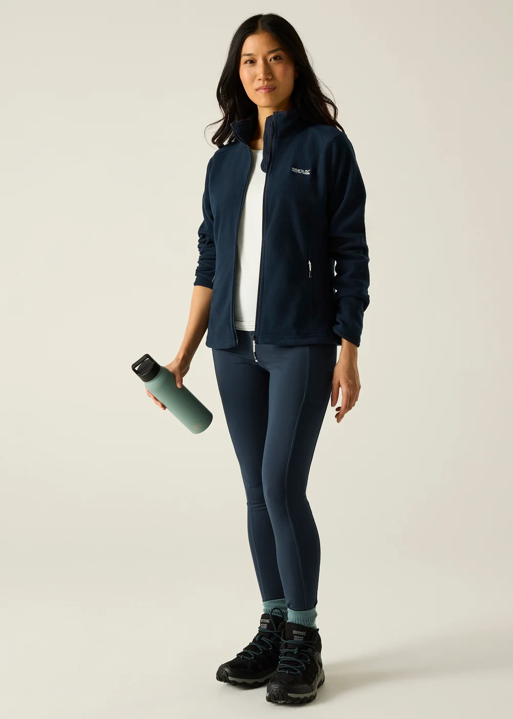 Regatta Navy Floreo IV Anti-Pill, Symmetry Fleece - 16 Image 3