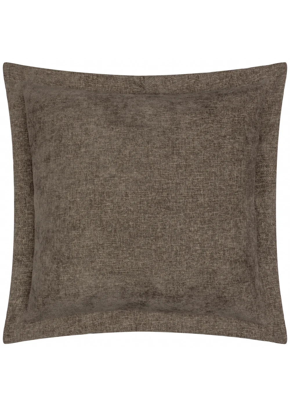 Yard Dune Chenille Brown Cushion (50 x 50 x 8 cm) - One Size Image 2