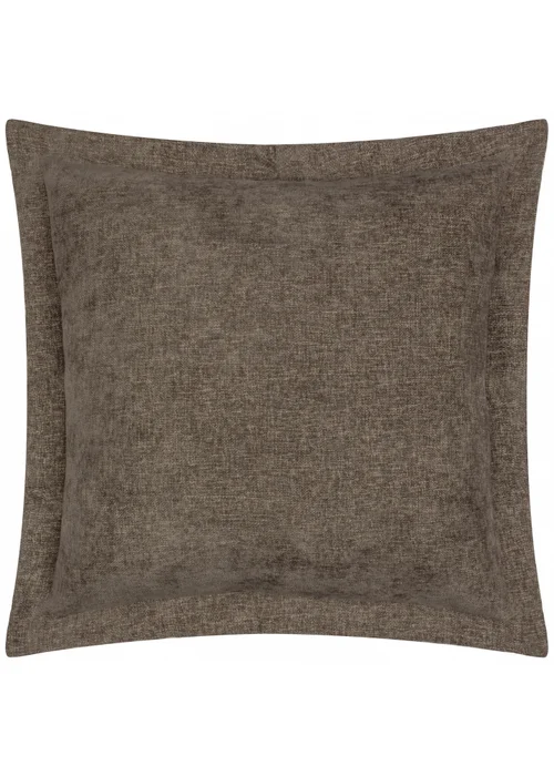 Yard Dune Chenille Brown Cushion (50 x 50 x 8 cm) - One Size Image 2