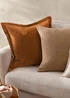Yard Dune Chenille Rust Cushion (50 x 50 x 8 cm) - One Size Image 5