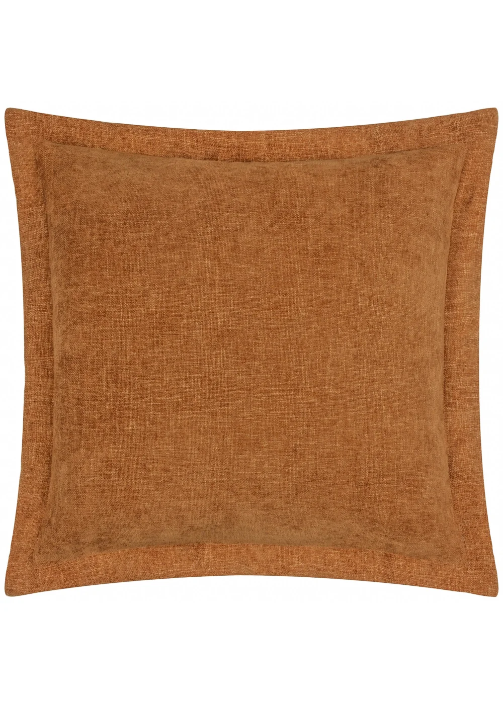 Yard Dune Chenille Rust Cushion (50 x 50 x 8 cm) - One Size Image 2