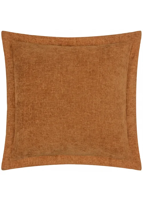 Yard Dune Chenille Rust Cushion (50 x 50 x 8 cm) - One Size Image 2