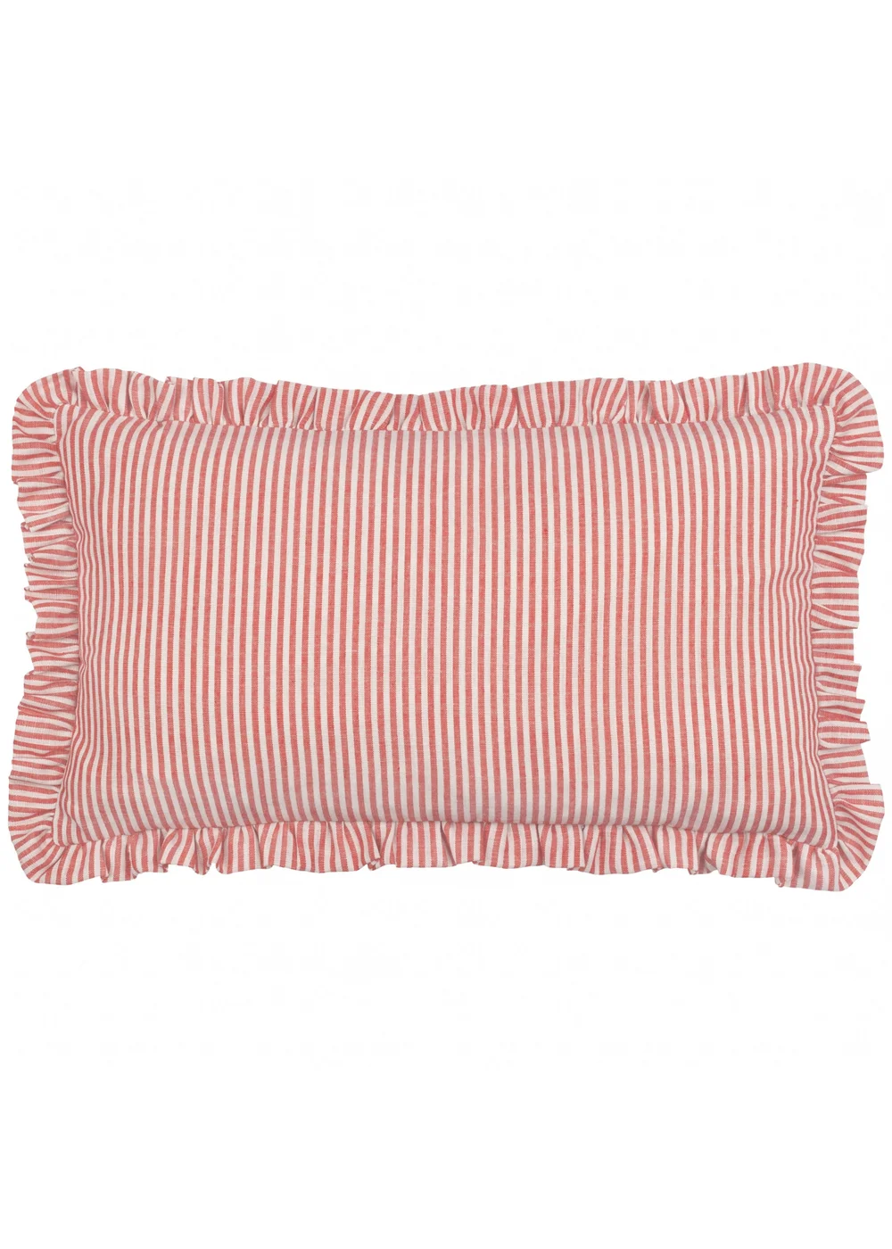 Furn Les Fruites Embroidered Ruffle Lemon Cushion (30 x 50 x 8 cm) - One Size Image 3