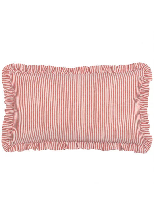 Furn Les Fruites Embroidered Ruffle Lemon Cushion (30 x 50 x 8 cm) - One Size Image 3