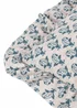Furn Lulah Block Printed Ruffle Blue Cushion (45 x 45 x 8 cm) - One Size Image 5