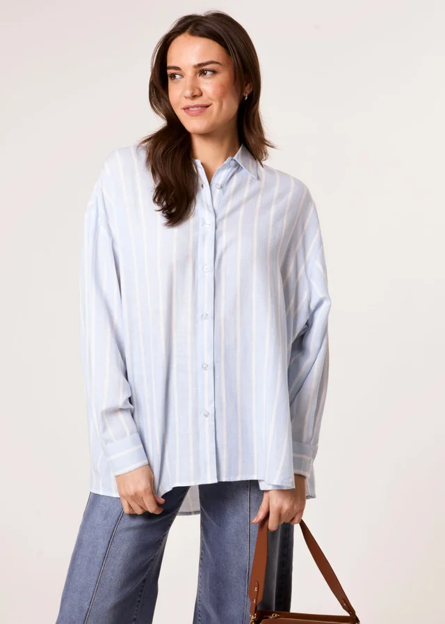 Blue Vanilla Blue Oversized Shirt