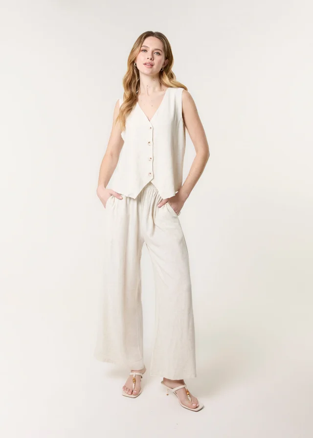 Blue Vanilla Stone Waistcoat and Trouser Set