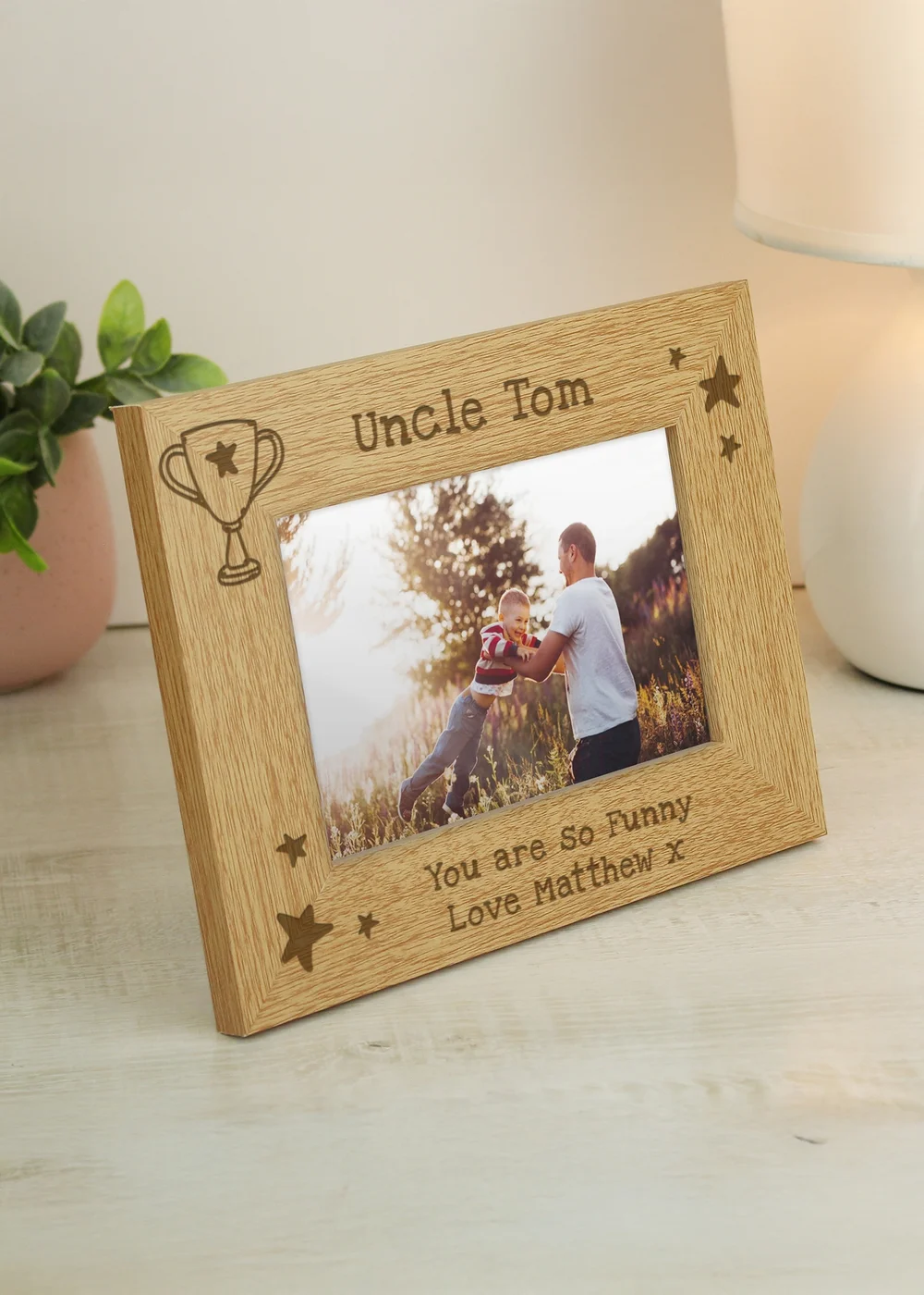 Personalised Memento Company Clear Simply The Best 6x4 Photo Frame - One Size Image 2