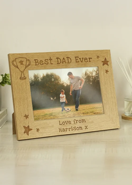 Personalised Memento Company Clear Simply The Best 6x4 Photo Frame - One Size Image 3