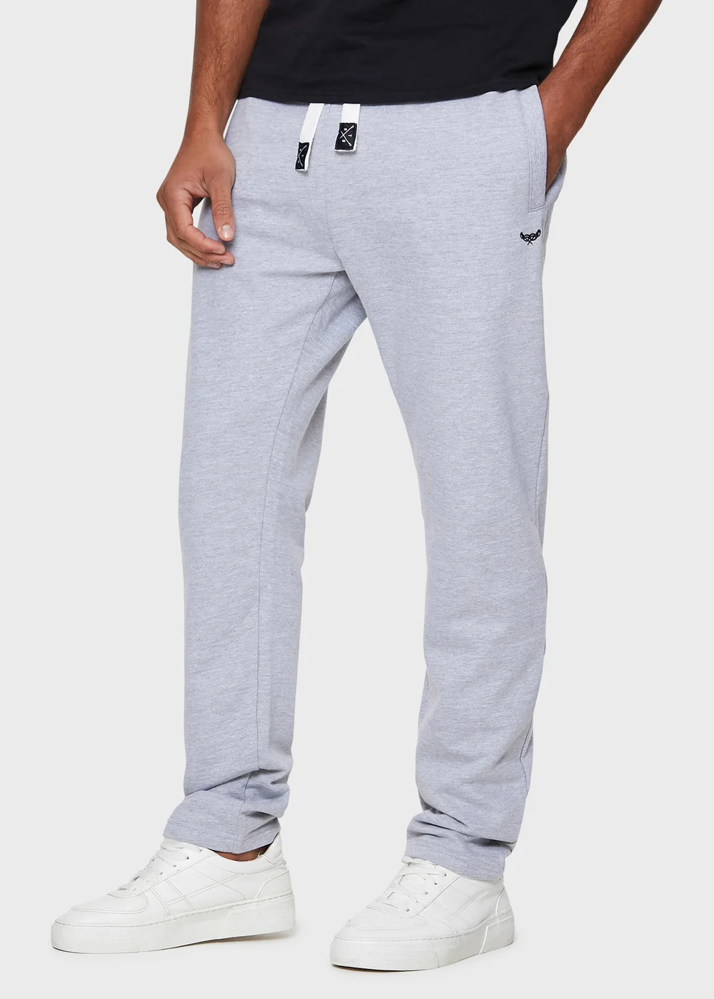 Threadbare Light Grey Straight Leg Joggers - XL Image 1