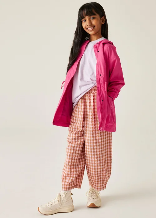 Regatta Candy Pop Stripe Kids Ballina Waterproof Breathable Isotex Jacket (3-16 Years) - Age 14 Years Image 3