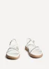 Linzi Spark White Strappy Footbed Sandal - Size 8 Image 3