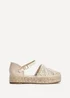Linzi Adelina Beige Woven Two Part Espadrille Sandal - Size 4 Image 2