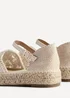Linzi Adelina Beige Woven Two Part Espadrille Sandal - Size 4 Image 4