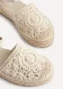 Linzi Adelina Beige Woven Two Part Espadrille Sandal - Size 4 Image 5