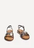 Linzi Isabel Grey Faux Leather Two Part Sandal - Size 7 Image 3