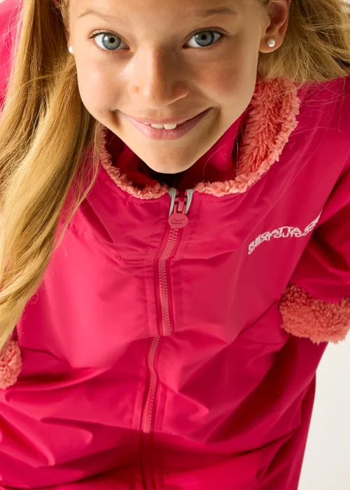 Regatta Berry Kids Junior Waterproof Hydrofort Robe (3-13 Years) - 5-9 yrs Image 3