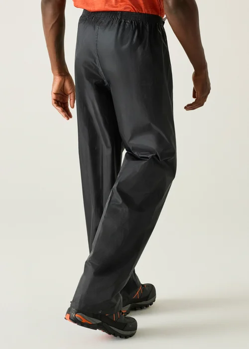 Regatta Black Stormbreak Waterproof with Hydrafort Technology Overtrousers - 2XL Image 2