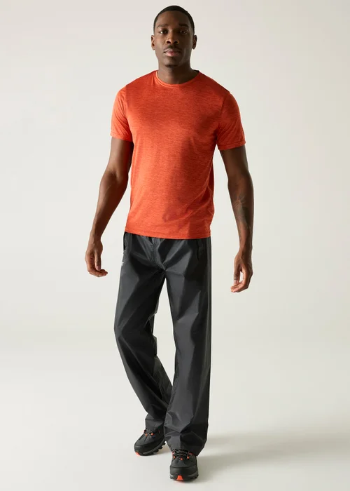 Regatta Black Stormbreak Waterproof with Hydrafort Technology Overtrousers - 2XL Image 3