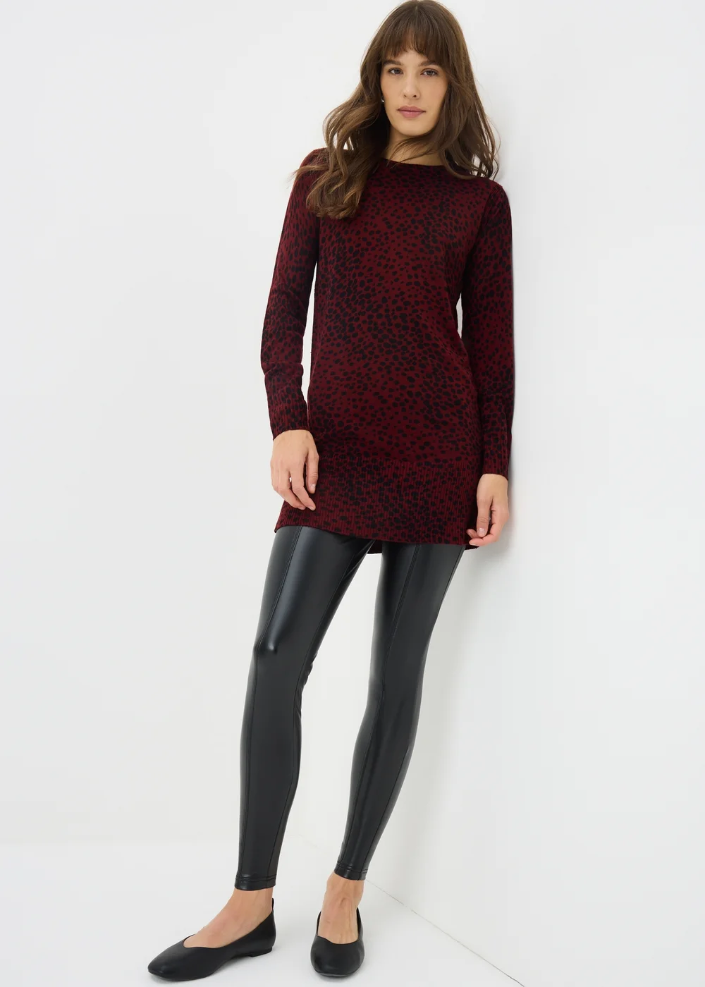 Burgundy Markmaking Soft Jumper - 8 Image 1