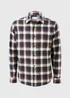 Brown Long Sleeve Check Shirt - Small Image 4