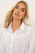 YOURS Curve White Embroidered Shirt - Size 26-28 Image 3
