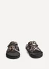 Linzi Rowan Leopard Print Footbed Linked Design Sandal - Size 6 Image 3