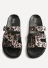 Linzi Rowan Leopard Print Footbed Linked Design Sandal - Size 6 Image 4
