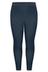 Yours For Good Curve Mid Blue Jersey Stretch Jeggings - 22/L28 Image 5