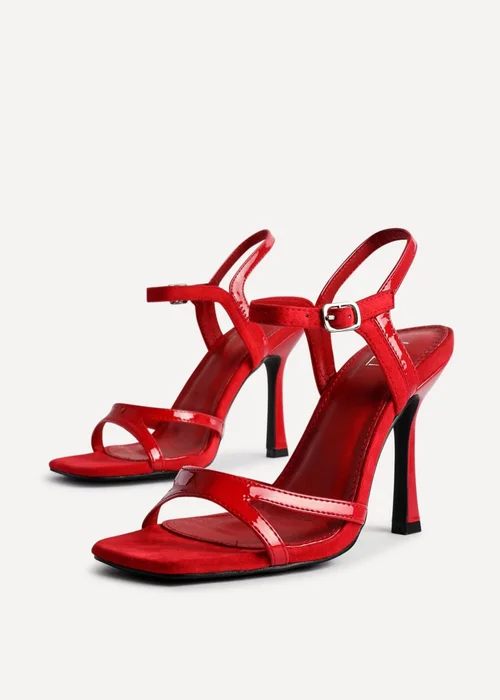 Linzi Empress Red Patent Stiletto Heeled Sandal - 4 Image 4