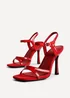 Linzi Empress Red Patent Stiletto Heeled Sandal - 4 Image 4