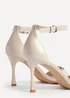 Linzi Prestige Sand Faux Leather Stiletto Heeled Sandals - Size 6 Image 4