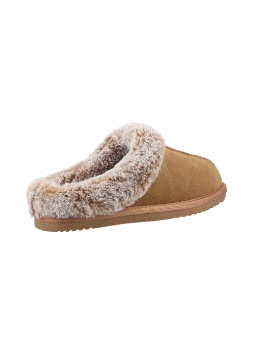 Hush Puppies Tan Amara Slippers - 6 Image 3