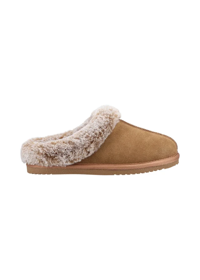 Hush Puppies Tan Amara Slippers
