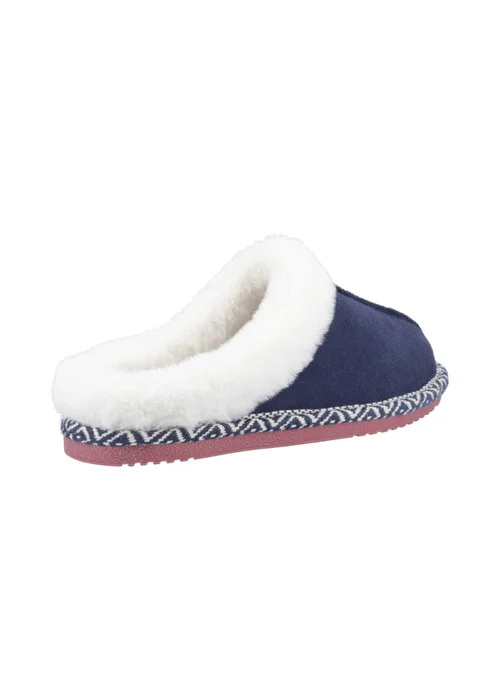 Hush Puppies Navy Amara Slippers - Size 6 Image 3