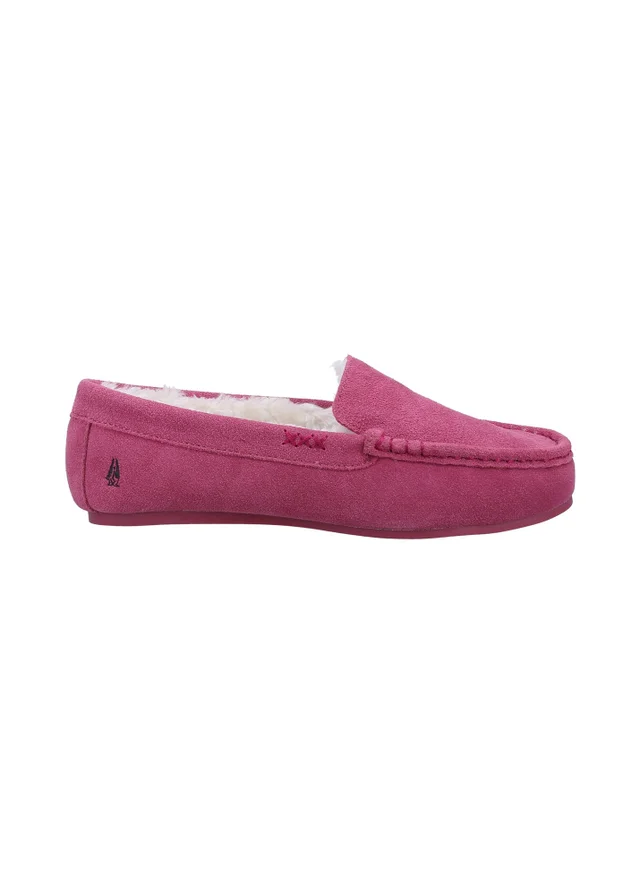 Hush Puppies Pink Annie Mocassin Slippers