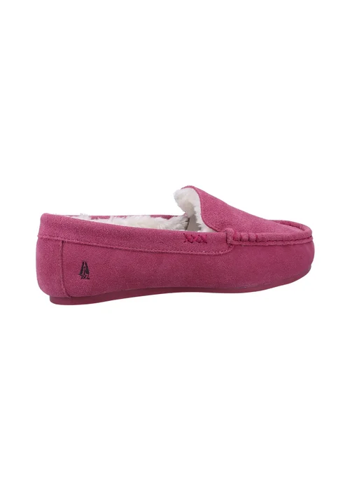 Hush Puppies Pink Annie Mocassin Slippers - Size 8 Image 3