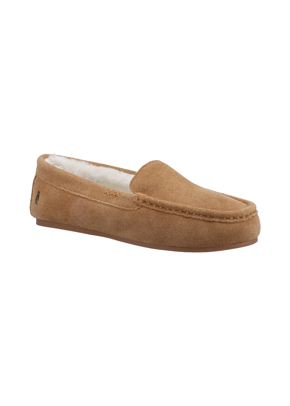 Hush Puppies Tan Annie Mocassin Slippers - Size 8 Image 2