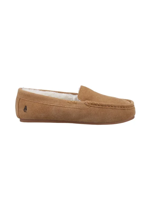 Hush Puppies Tan Annie Mocassin Slippers - Size 8 Image 1