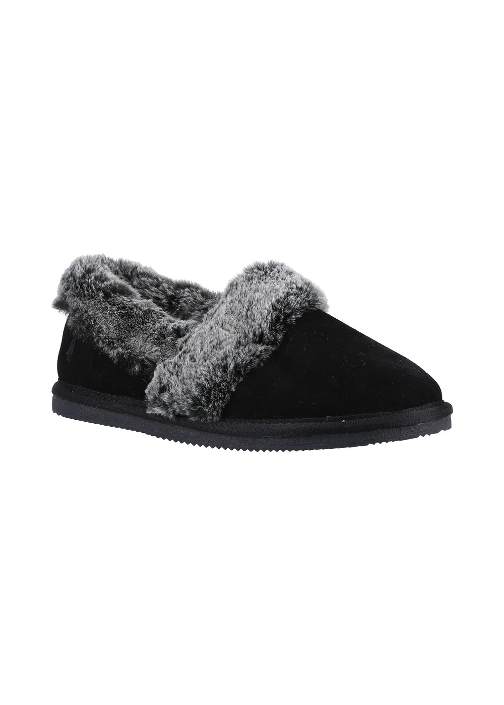 Hush Puppies Black Ariel Slippers - Size 5 Image 2