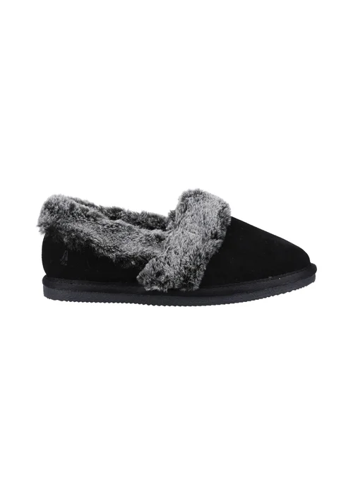 Hush Puppies Black Ariel Slippers - Size 5 Image 1
