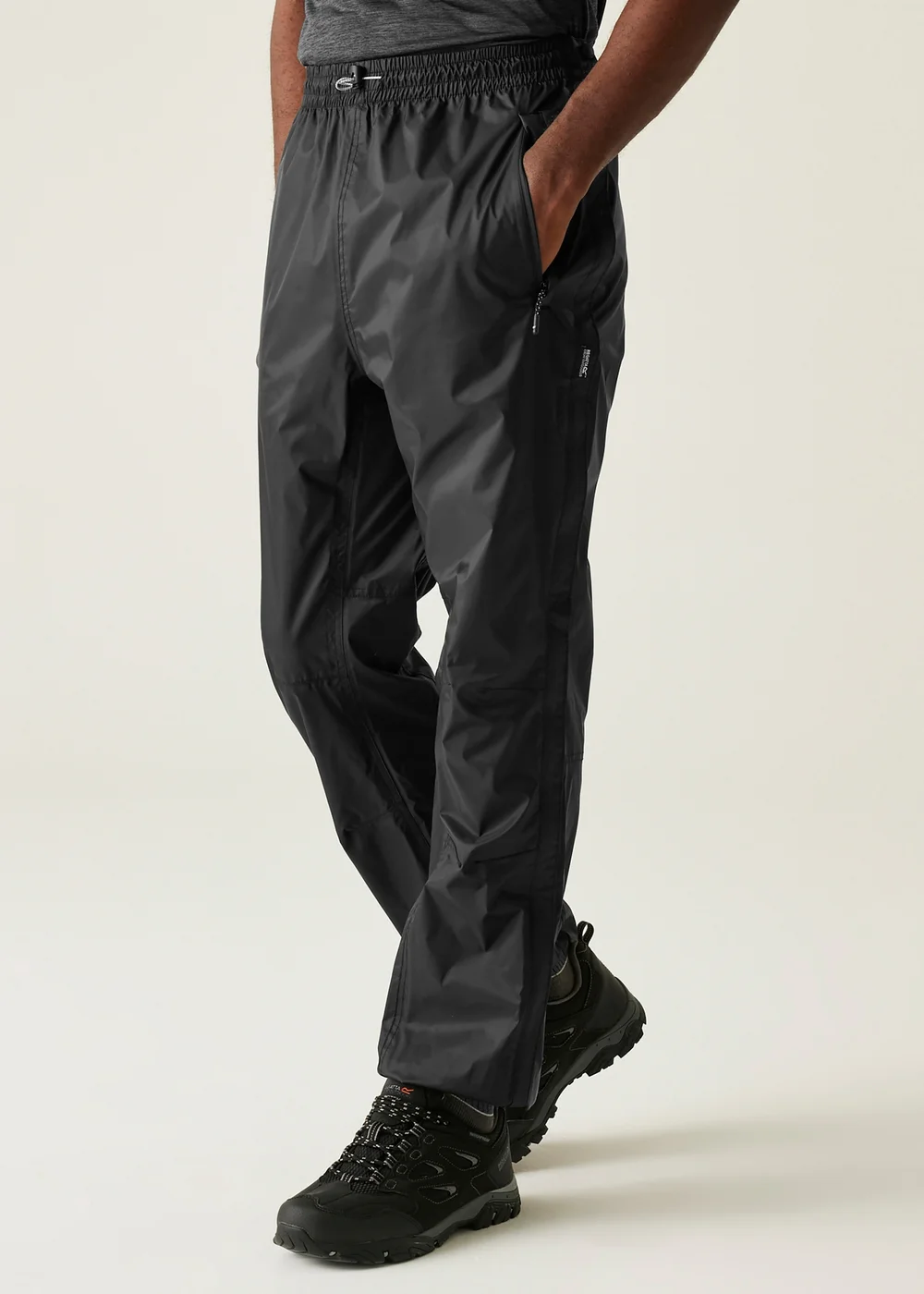 Regatta Black Active Waterproof Breathable Isolite Overtrousers - 3XL Image 1