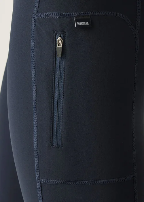 Regatta Navy Monira Water Repellent Isoflex Hiking Leggings - 12 Image 4