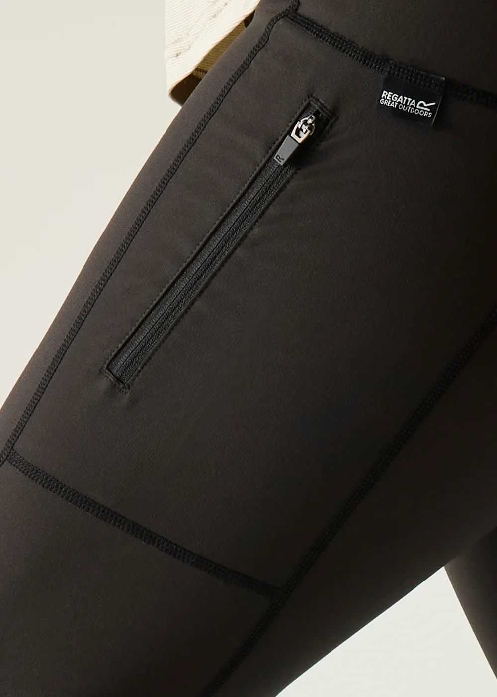 Regatta Black Monira Hiking Water-Repellent with Isoflex Technology and UPF 50 Leggings - 22 Image 4