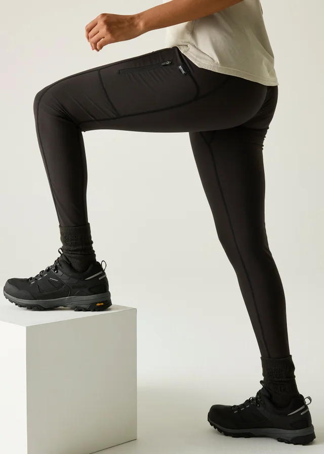 Regatta Black Monira Hiking Water-Repellent with Isoflex Technology and UPF 50 Leggings