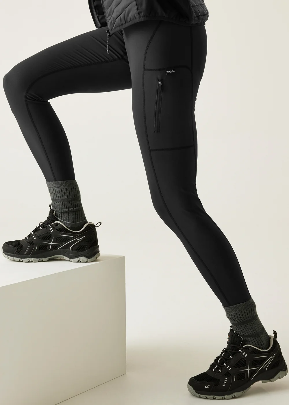 Regatta Black Monira Water Repellent Isoflex Hiking Leggings - 22 Image 1