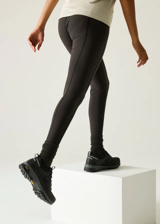 Regatta Black Monira Hiking Water-Repellent with Isoflex Technology and UPF 50 Leggings