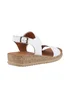 Hush Puppies White Ebony Woven Sandal - Size 7 Image 3