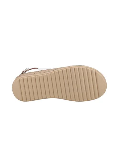 Hush Puppies White Ebony Woven Sandal - Size 7 Image 4