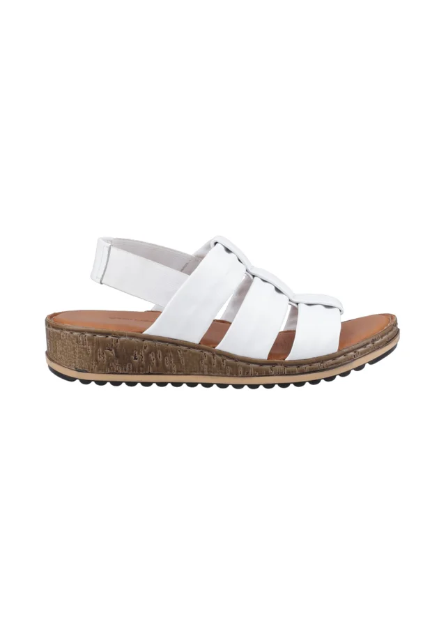 Hush Puppies White Eden Gladiator Sandal